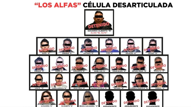 Desarticulan a ‘Los Alfas’, célula criminal del CJNG en Edomex, ligada al secuestro y robo