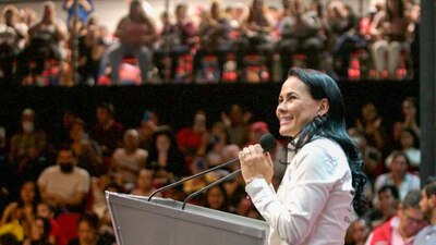 También anunció la renovación del sistema de alumbrado público