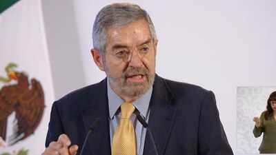 El titular de la SRE explicó que la reducción del flujo de migrante se debe a un modelo humanitario