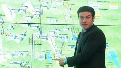 Comentó que está trabajando para que la lluvia que caiga sea 'súmamente efectiva'.