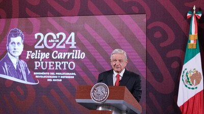 AMLO estima que para mayo, ya esté funcionando y los ciudadanos se beneficien