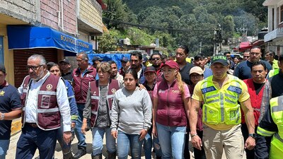La gobernadora acudió a la comunidad de San Luis Ayucan