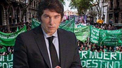 Milei aseveró que la interrupción de embarazo "adoctrina a los pibes"