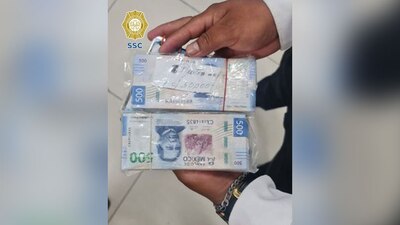 Las autoridades desplegaron un operativo para encontrar al dueño para regresar el efectivo