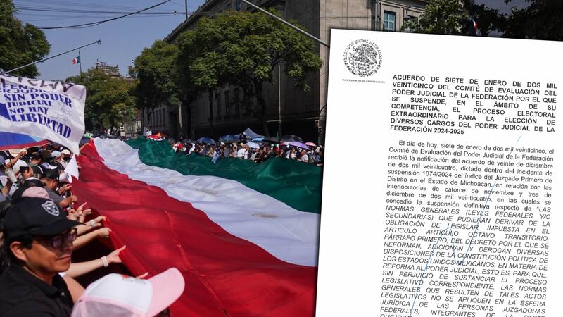 Comité de Evaluación del Poder Judicial suspende proceso por orden de juez