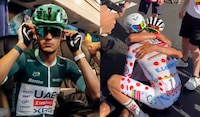 VIDEO: Isaac del Toro rompe en llanto tras hacer historia en el Tour de Francia