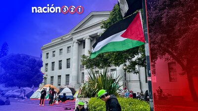 Pese al riesgo de ser detenidos, jóvenes protestan contra la embestida bélica de Israel hacia Hamás