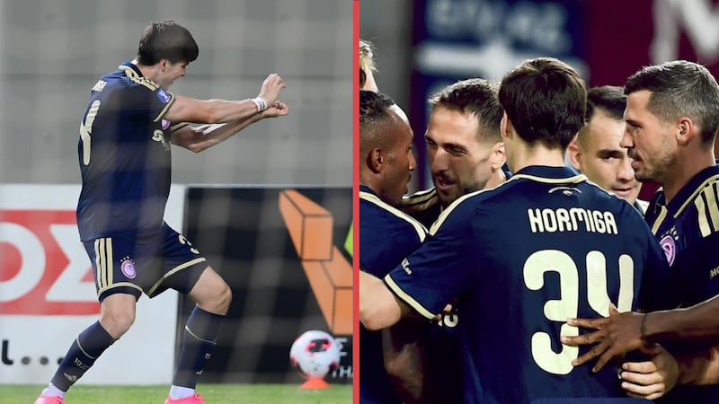 ¡Se estrena en Europa! La ‘Hormiga’ González marca su primer gol con Olympiacos
