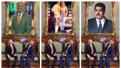 Los usuarios de redes dieron vuelo a su imaginación para editar la imagen original