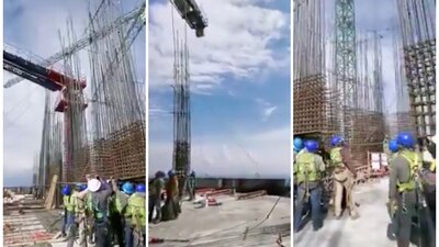 Trabajadores de una obra en la Benito Juárez vivieron el sismo de 7.5 en las alturas