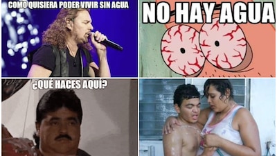Tómate con humor el megacorte de agua de la capital