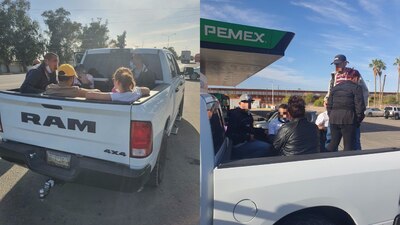 Autoridades indicaron que se les esta dando acompañamiento a los migrantes colombianos