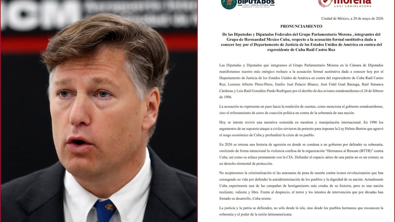 Landau se lanza contra diputados de Morena por carta de apoyo a Raúl Castro