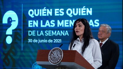 Realizó la primera exposición de supuestas Fake News en la mañanera del 30 de junio