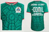 “¿Dónde están?!“: así lucen las playeras mundialistas de protesta por personas desaparecidas