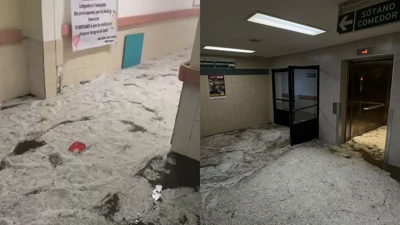 IMSS atiende filtraciones en hospital de Ciudad Juárez tras inundación por intensa lluvia