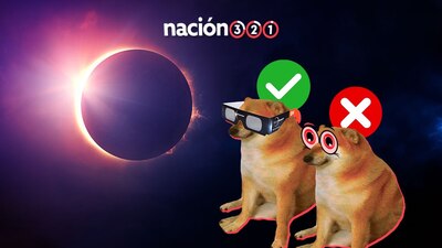 ¡Recuerda únicamente usar lentes solares especiales, no lentes comunes!