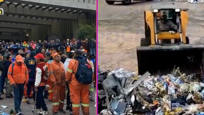 La alcaldía Cuauhtémoc se llenó de basura luego de que no se les pagara a tiempo a los trabajadores de limpia