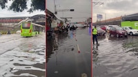 ¡No se puede pasar! Las avenidas más inundadas por las lluvias de este 20 de agosto