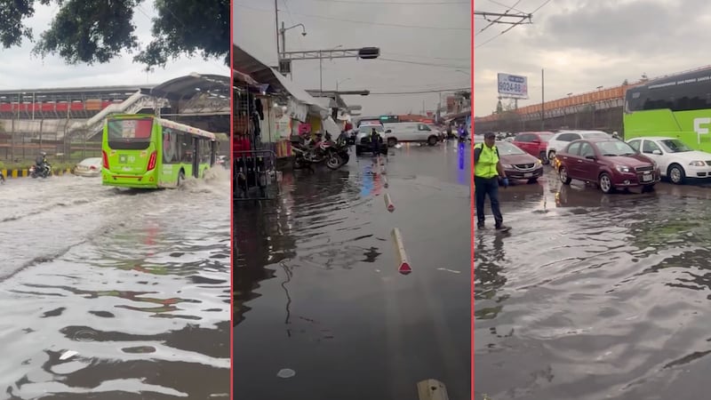 ¡No se puede pasar! Las avenidas más inundadas por las lluvias de este 20 de agosto