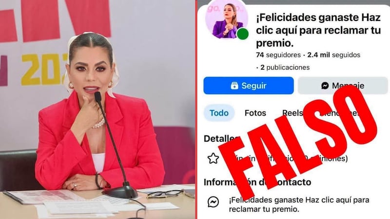 Evelyn Salgado alerta por perfil falso que ofrece premios con su imagen