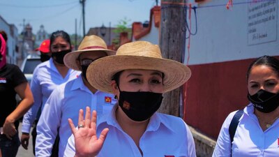 Candidata a la presidencia municipal de Cuitzeo