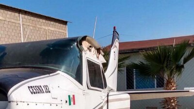 La aeronave tenía en su interior paquetes con droga según las autoridades