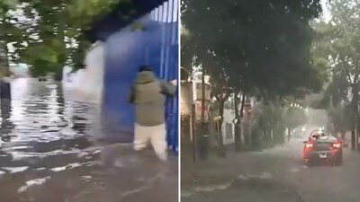 En redes sociales se viralizaron imágenes en las que se observa que el agua alcanzó niveles altos