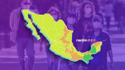 El país tendrá además a 10 estados en naranja y a 2 en verde