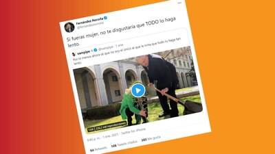 El tuit fue considerado como sexista y misógino