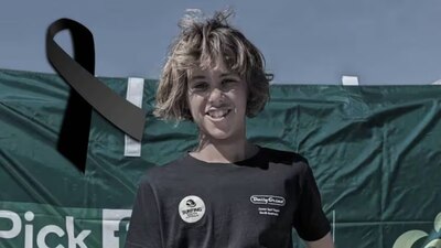 Khai Cowley, fue atacado en la pierna por un tiburón mientras nadaba