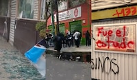 Estos son algunos de los daños materiales tras la marcha del 2 de octubre