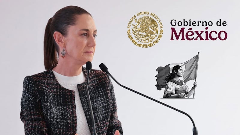 "Una joven mexicana": Sheinbaum presenta el emblema de su gobierno