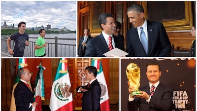 Estas son algunas de las fotos que describen estos 5 años de Peña en el gobierno