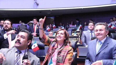 La senadora de Morena que acusó a un grupo de personas de acosarla y agredirla en la Cámara Alta