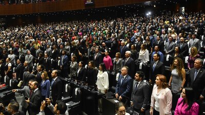 De acuerdo con la suspensión, no se puede continuar con la discusión de la reforma