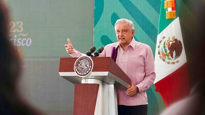 El Presidente ofreció su conferencia matutina desde Oaxaca