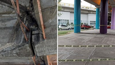 El sismo de 6.9 de este jueves agravó las afectaciones de la vialidad