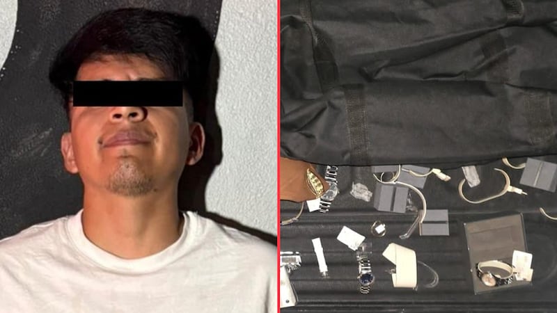 Detienen a asaltante de joyería en centro comercial de San Jerónimo