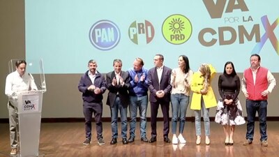 La coalición afirmó que le arrebató el triunfo a Morena en varias alcaldías de la CDMX