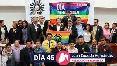 El candidato perredista dijo que su partido trabaja en el combate contra la homofobia