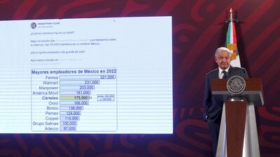 López Obrador calificó la publicación como "falsa"