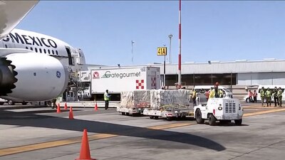 El aterrizaje se dio minutos antes de las 12:30 de este miércoles. Te contamos