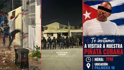 Cubano agrede a mexicano y desata caos que llevó a operativo policiaco en Cancún