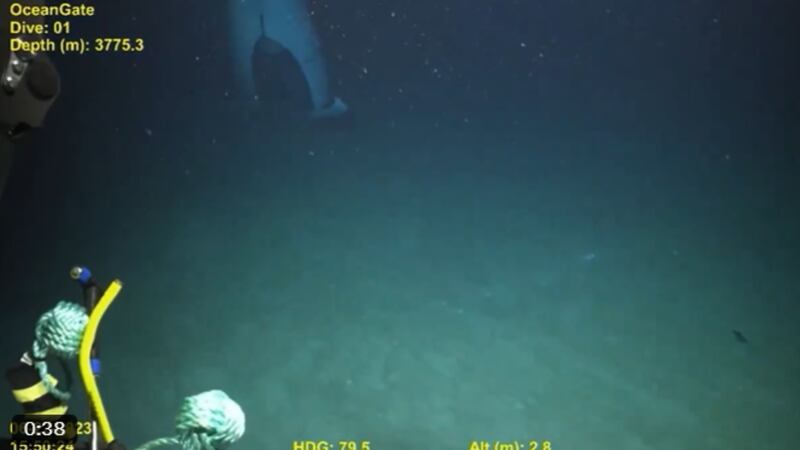 VIDEO: Estas son las primeras imágenes del submarino 'Titán' tras implosionar