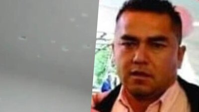 Sus agresores se retiraron dejando una cartulina con amenazas para el político