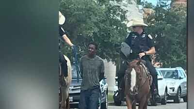 Dos policías de Texas hicieron un arresto poco común