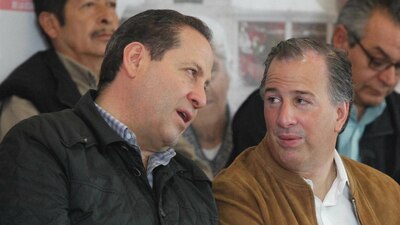 El gobernador Ávila y el secretario Meade acudieron este martes a un evento en Ecatepec, Estado de México