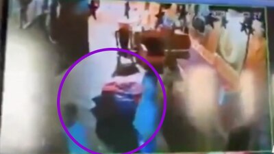 Circuló en redes sociales un video donde se observa el momento en que el diácono se lleva a Abner