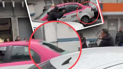 Estos conductores se dieron con todo en plena calle!